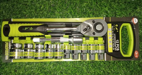 Gray helmet for bikers