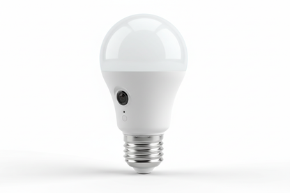 Ampolleta espía con cámaras de seguridad