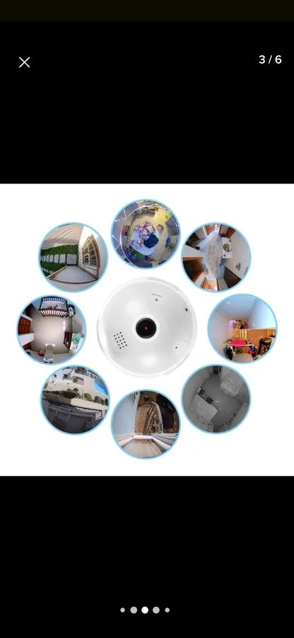 Ampolleta espía con cámaras de seguridad